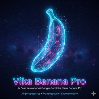 Vika Banana Pro - ИИ Генератор Фото. Nano Banana(Nana Banana)