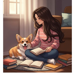 Books and corgie 18+ 📚