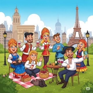 Русские в Париже 🇫🇷