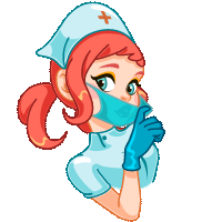 Cute Nurse @TrendingStickers 