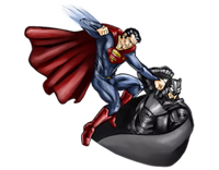 Batman v Superman ::vk:tgstickers